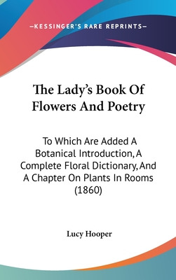 Libro The Lady's Book Of Flowers And Poetry: To Which Are...