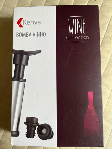 Bomba De Vino Color Plateado Kenya