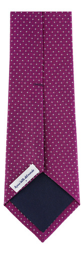 Corbata Scappino Brera Seda Para Hombre 431 Color Magenta
