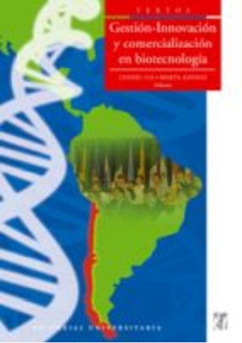 Libro Gestion-innovacion Y Comercializacion En Biotecnol