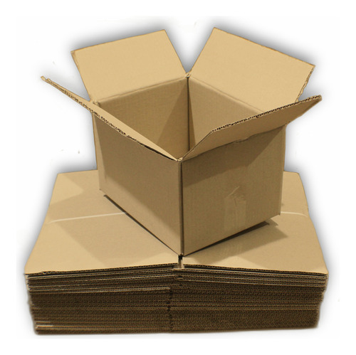 Pack 25 Cajas De Carton 28x21,5x19,5 En 17c Alta Resistencia