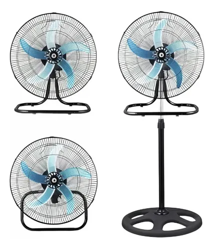 Ventilador Industrial Metalico 18 Alta Potencia 3 En 1
