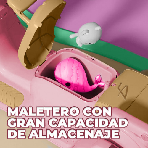 Mini Moto Electrico Recargable Estilo Retro Luces Sonido Bt Color Rosa Ele-Gate JUG.MT08