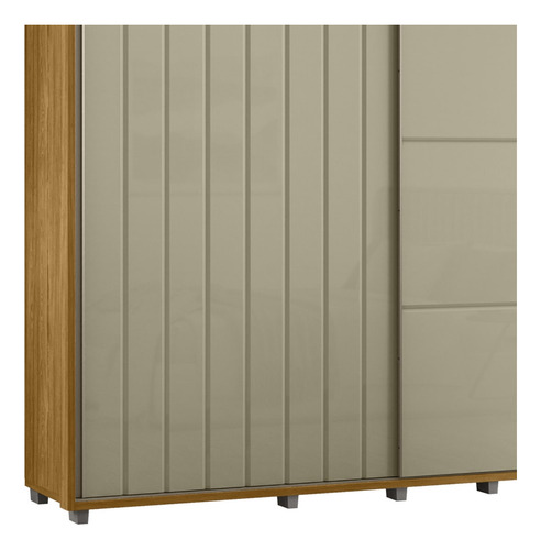 Guarda Roupa Casal 230cm Com 2 Portas Verbena Opala/cumaru Z