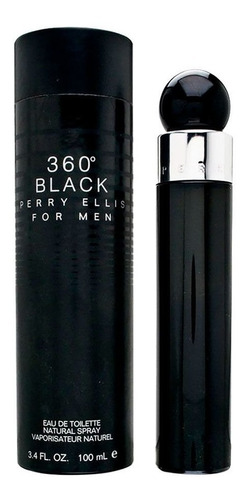 Perfume Original 360 Black Men Cab. 100 Ml Perry Ellis