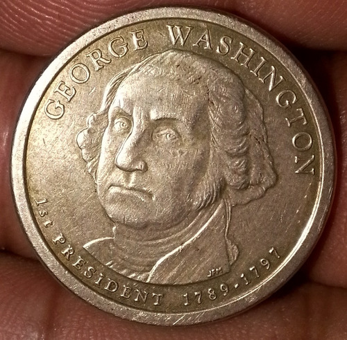 Moneda De 1$ Año 2007 George Washington 