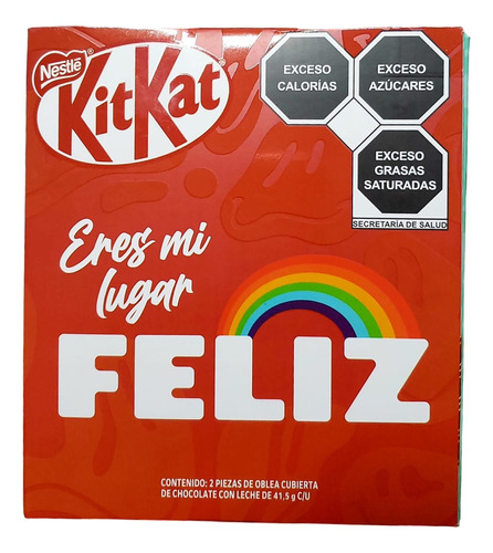 Nestlé Kit Kat Chocolate Edición 14 De Febrero 2 Piezas