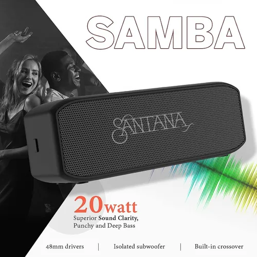 Santana Samba De Carlos Santana, Bocina Bluetooth Porta...