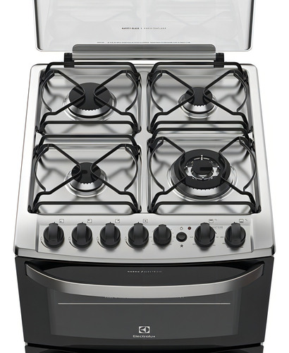 Cocina Electrolux 56deb Gas/elec 90x56x69cm Inox/ D.horno Tr Color Acero Inoxidable