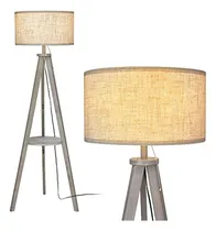 Comprar Lámpara De Pie De Madera Para Sala De Estar - Lámpara De Pie