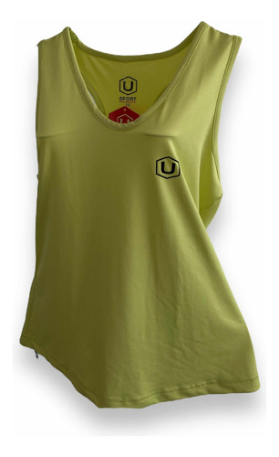 Top Deportivo U Sport Adulto Mujer. Talla Eg. Color Lima