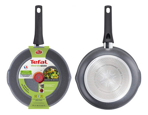 Sarten Wok T-fal 26cm Mineralia Force C/tapa Induccion Fuego