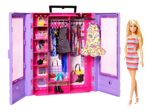 Barbie Fashionista Closet De Lujo Muñeca Para Niñas