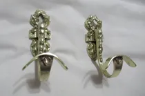 Comprar Antiguo Par Percheros De Pared Bronce Estilo Francés