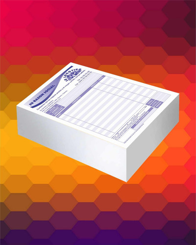 4000 Notas 1/4 De Carta Original 2 Copia Autocopiante Folio