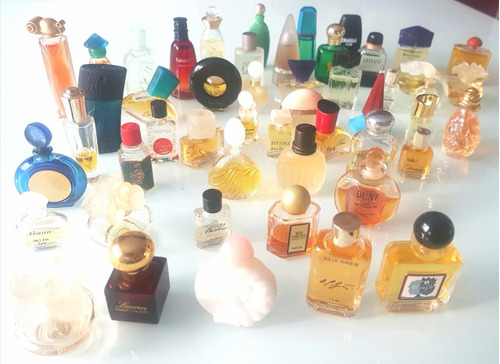 Colección Miniaturas De Perfume Originales 50 Fragancias 