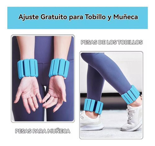 Par De Tobilleras Con Peso, Pulsera, Leggings De Silicona