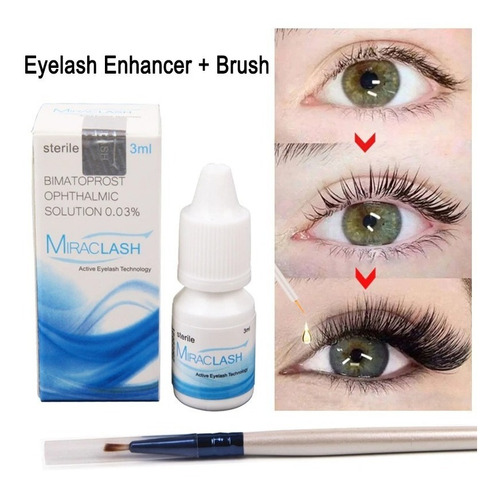Miraclash Serum Crecimiento De Pestañas 3ml Pestañas Natural