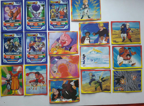 Lote De 16 Figuritas De Dragon Ball Z