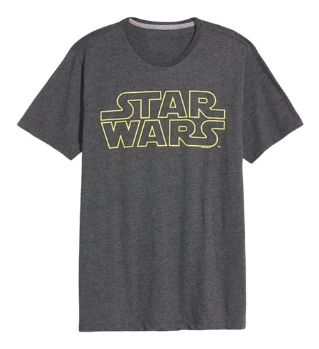 Old Navy Polo Star Wars Talla Medium Color Gris Oscuro