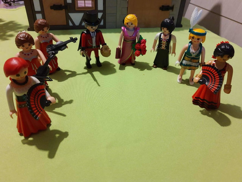 Playmobil Western, Lote De Bailarinas De Cantina!