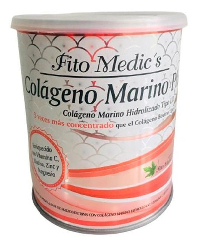 Colageno Marino Plus En Polvo X 400gr -fito Medic's