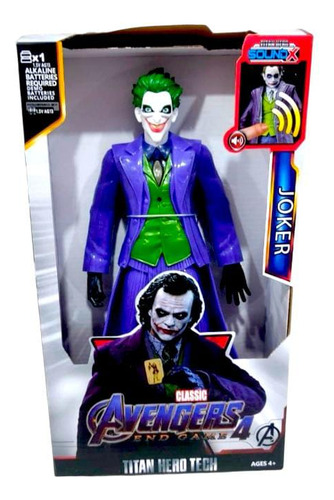Muñeco De Acción Joker Con Luz Y Sonido 
