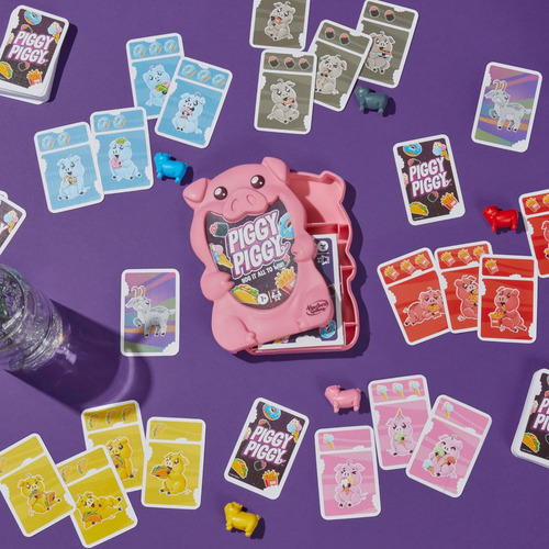 Juego De Cartas Piggy Piggy | Divertidos Juegos Familiares P