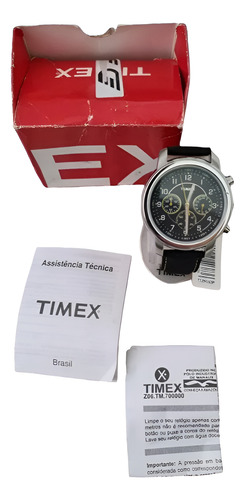 Relogio Timex Original Ti2n163p Fundo Rosca Couro