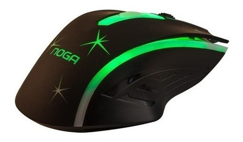 Mouse Gamer Retroiluminado Usb Luces Led 2400dpi Noga St-360