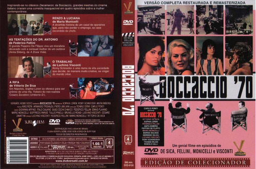 Dvd Lacrado Boccaccio 70 Filme De Fellini E De Sica Edicao V