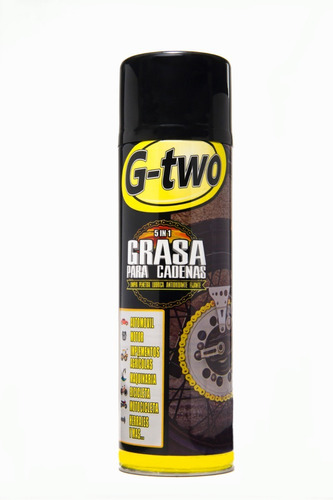 Lubricante Cadenas 5 En 1 G-two 400 Ml 12 Pzs