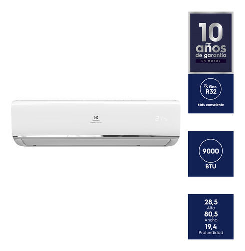 Aire Acondicionado Split Inverter 9000 Btu Electrolux