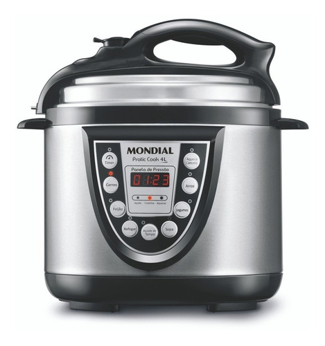 Panela De Pressão Elétrica Mondial Pratic Cook 4l Pe-09 Frequência 60hz 110V