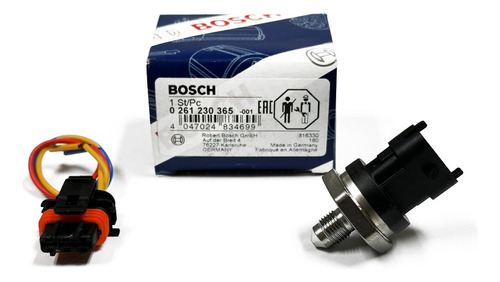 Sensor De Pressão Óleo 0 261 230 365 Bosch 