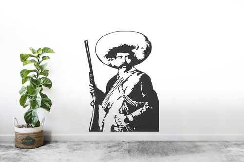 Vinilo Decorativo Emiliano Zapata Sticker De Pared Pegatina