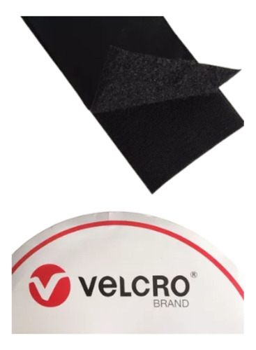 Velcro® Negro Con Adhesivo, Rollo De 22.9 M, 2 Pulgada Ancho