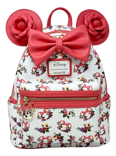 Loungefly Disney Minnie Mouse Roses Allover Print - Bolso De