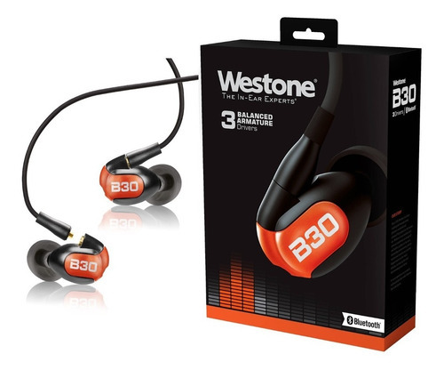 Westone B30 Audífonos In Ear Monitor Personal Pro Color Negro