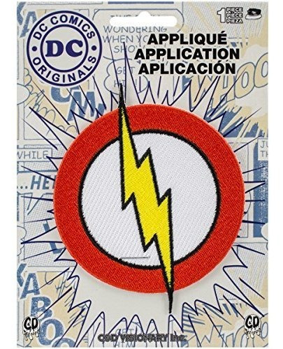 Aplicación Dc Comics Originales Flash Logotipo De Parches.