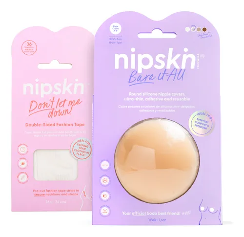 Cubre Pezón Más Cinta Adhesiva Invisible Ropa Doble Faz