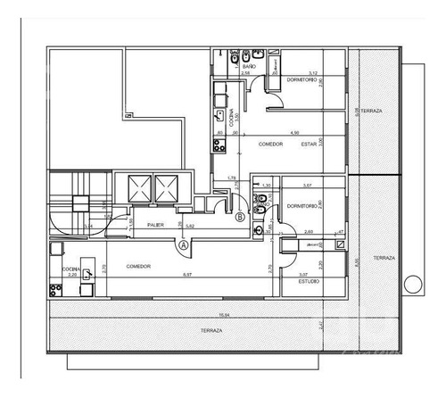 Departamento En Construcción 1.5 Dormitorios Con Gran Terraza Zona Buen Pastor Nva Cba