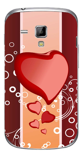 Capa Adesivo Skin372 Verso Para Galaxy S Duos Gt-s7562l