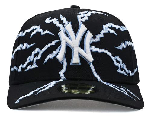 Gorra Curva Cerrada New Era Electrify New York Yankees Negro 7 1/8 Ny