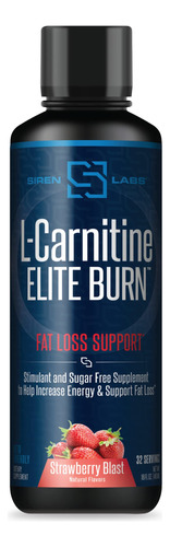 Siren Labs L-carnitine Elite Burn Lquido Quemador De Grasa Y