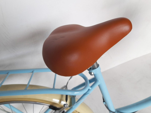 Imagen 6 de 6 de Bicicleta Playera Vintage Frenos Canasto Rodado 26 Verde