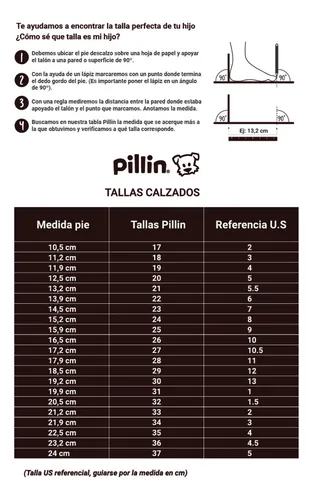 Botin Bebe Pillin (pzb309-25neg)