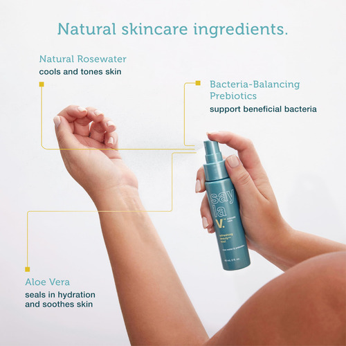 Spray De Higiene Femenina Refrescante 60 Ml Con Aloe Y Rosas