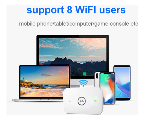 Enrutador 4g, Módem Wifi Inalámbrico, Tarjeta Sim, Enrutador