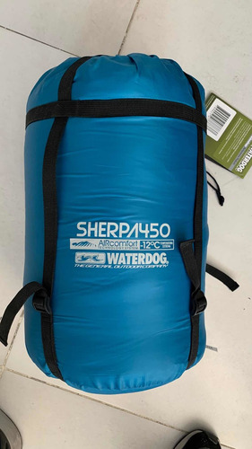 Imagen 2 de 8 de Bolsa De Dormir Waterdog Sherpa 450 Temperatura Ext -12ºc